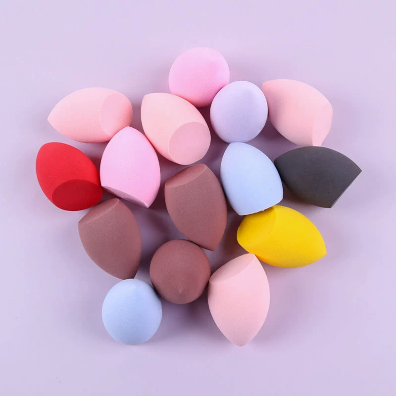 Makeup Sponge Set, Cosmetic Blending Sponge with Storage Box, Random Color, 1 pc