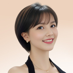かつらの女性の全頭カバー夏の薄いタイプの耳の短い髪は自然に年齢を減らします。