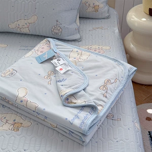 Sanrio, коврик, летнее одеяло, летний шелковый комплект, 4 предмета