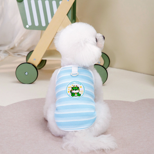 Pet dog clothes pet clothing spring and summer bibie bear Teddy pet…