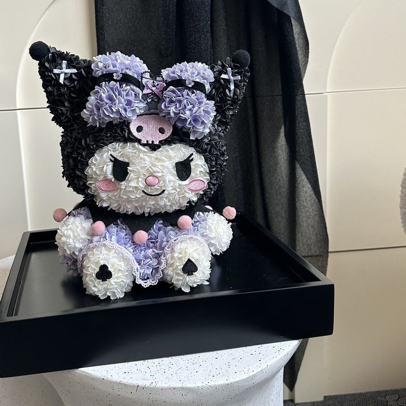 バレンタインデー永生花クロミかわいいアクリル真花置物七夕は彼女の誕生日プレゼント卸売りをします。|undefined