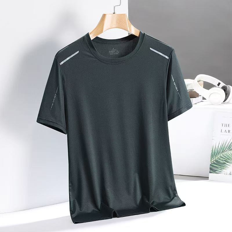 [Horizontal Bar Mesh T] Dark Gray