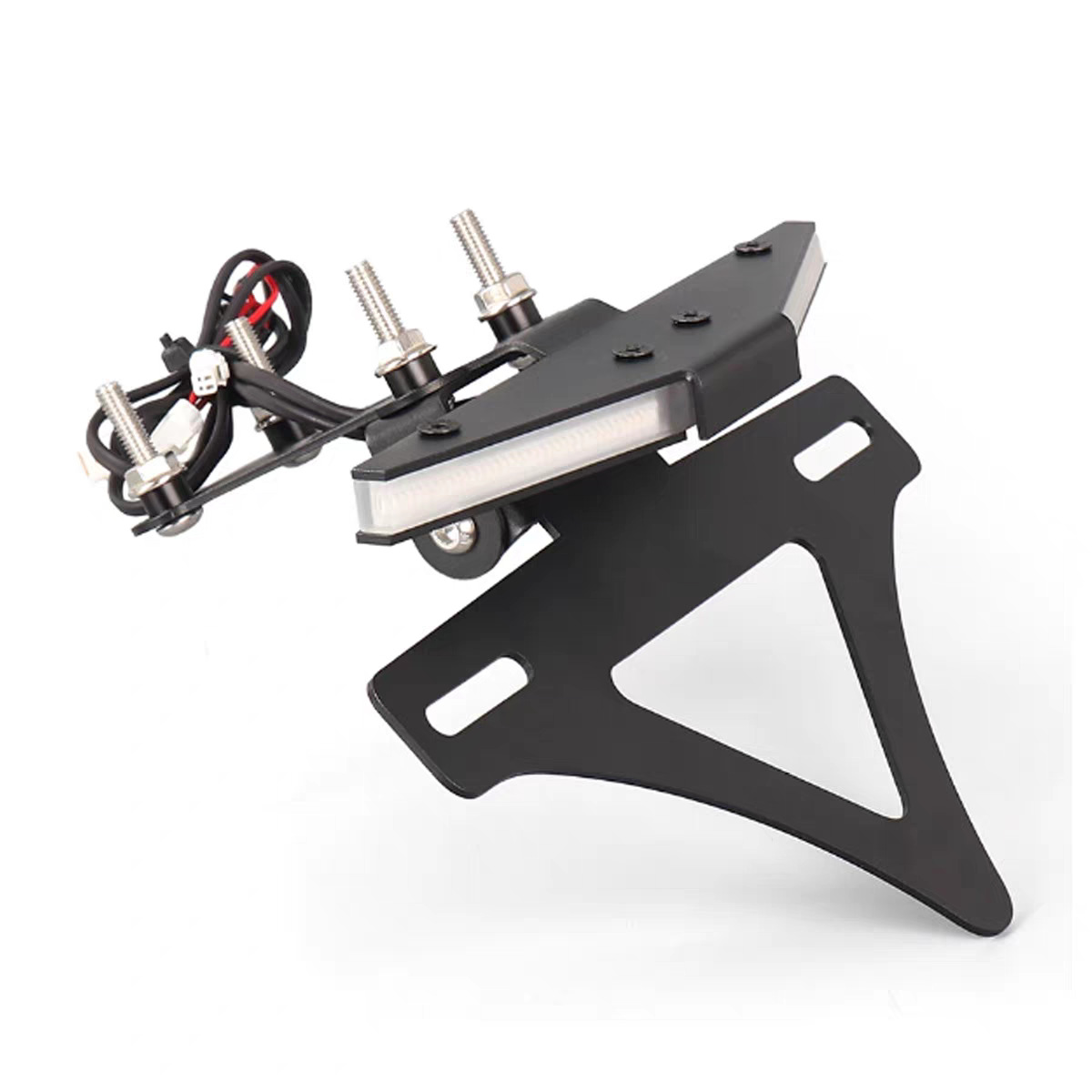 Suitable for 20-25 models of KTM1290Duke, modified folding short-tail integrated license plate holder with LED sequential turn signals
