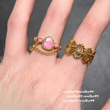 ������͹Żʹ��ٽz��ʯ��ָ Vintage ���ٻ��������Խ�ָ ���b