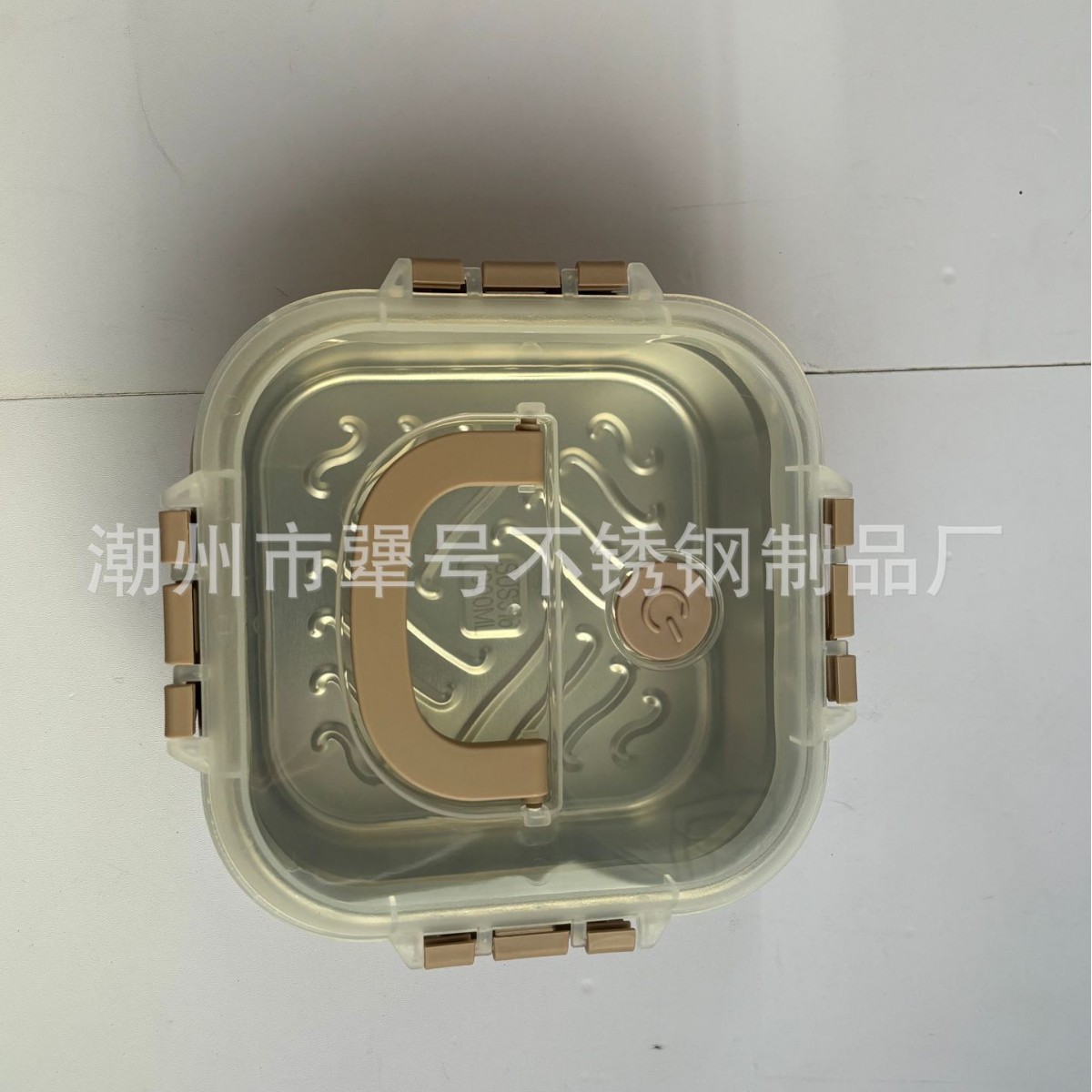 SUS316 사각 안전상자 [카키커버] 1800ml