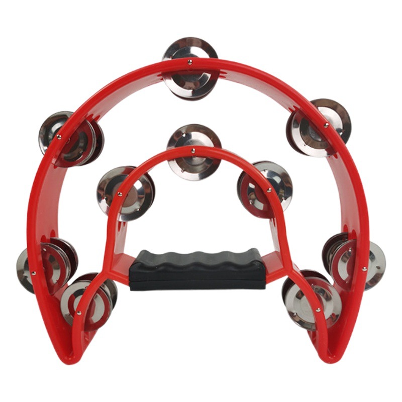 Flor Tambor anillo sonajero Orff instrumento musical KTV sonajero mano niños instrumento musical música educación temprana instrumento musical color completo