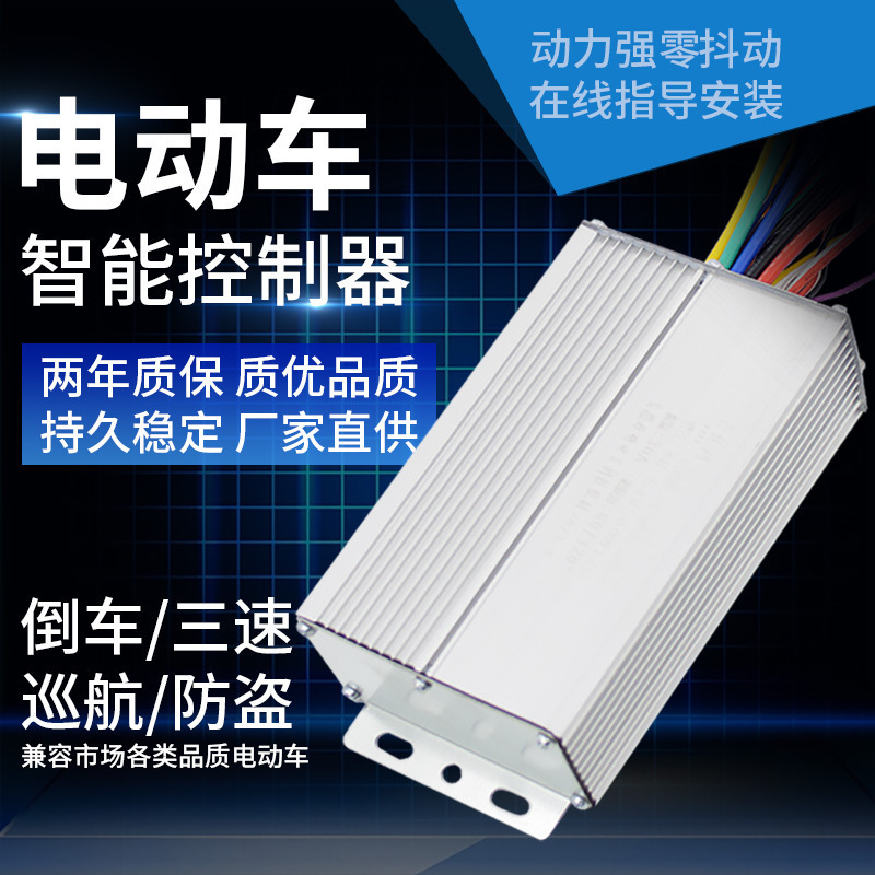 Electric Vehicle Controller 36V60V800W Dual-Mode Two-Wheel Three-Wheel Battery Car Auto Parts Dual-Mode Controller