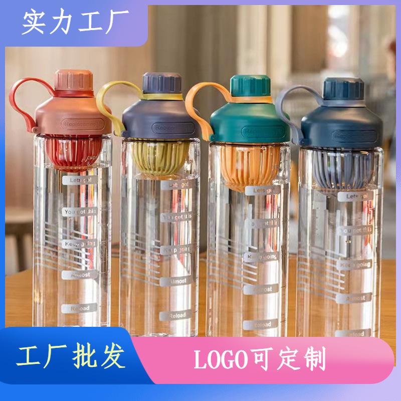 Shanghe taza de agua de plástico para hombres y mujeres de gran capacidad resistente a caídas portátil conveniente deportes hervidor estudiante espacio de ocio al aire libre taza