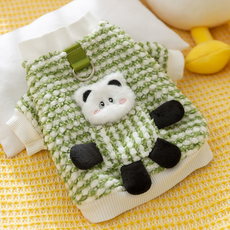 Perro perro pequeño y mediano otoño invierno calentamiento de cachorro de estilo coreano, gato sin pelo, ropa de perro de mascota calentamiento