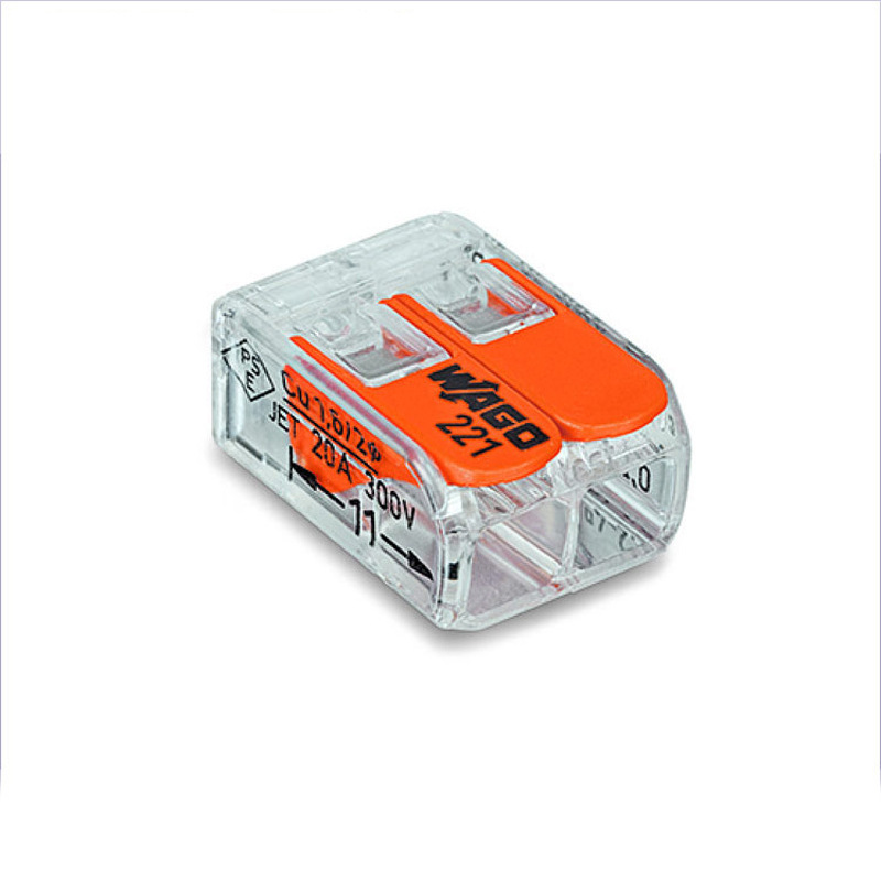 LED灯具221-412 221-413 221-415端子台 4平方导线快速接线连接器