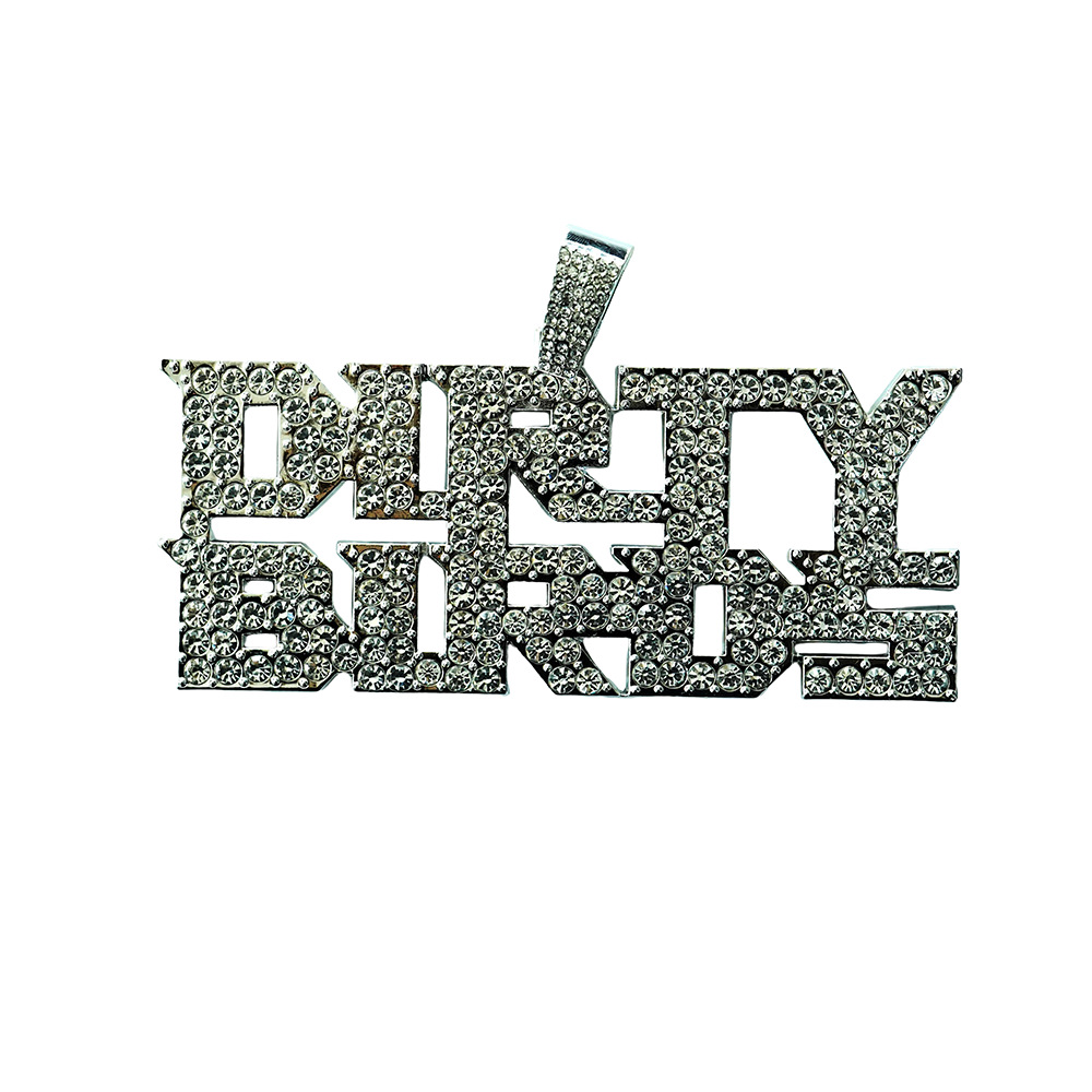 DIRTYBIRDS Super Bowl Rugby Atlanta Falcons Colgante Rock Punk Personalidad Collar Hombre