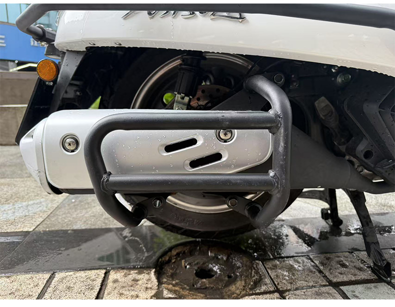 Suitable for Xindazhou Honda Ns150La Bumper Anti-Fall and Anti-Collision Exhaust Guard Bar Backrest Front Shelf Tail Rack