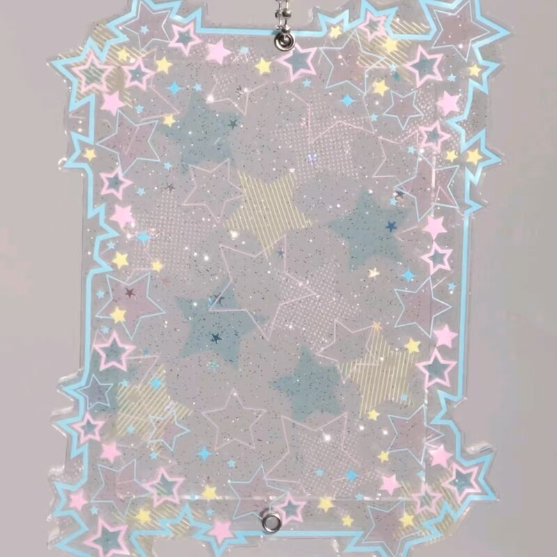 New Creative Photo Frame Fan-Made High-Value Star 3inch Small Card Storage Frame Decoration Gumei Tools New Creative Photo Frame Fan-Made High-Value Star 3inch Small Card Storage Frame Decoration Gumei Tools