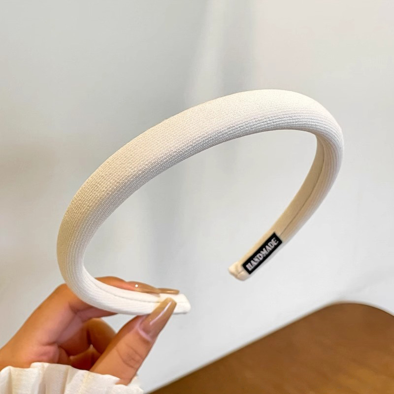 Colegio coreano estilo estriado bandas de cabeza de chicas simple bandas de pelo delgado de presión universal tarjeta de pelo 2025 nuevo toque de cabeza primavera