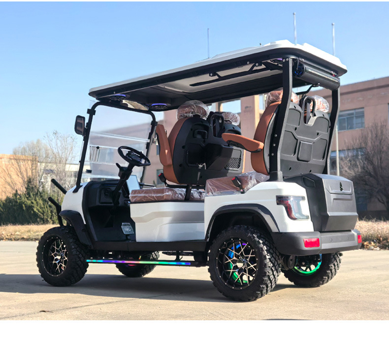 Cross-Border Electric Golf Carts 2-8 Seater Golf Carts Hotel Reception Electric Golf Carts