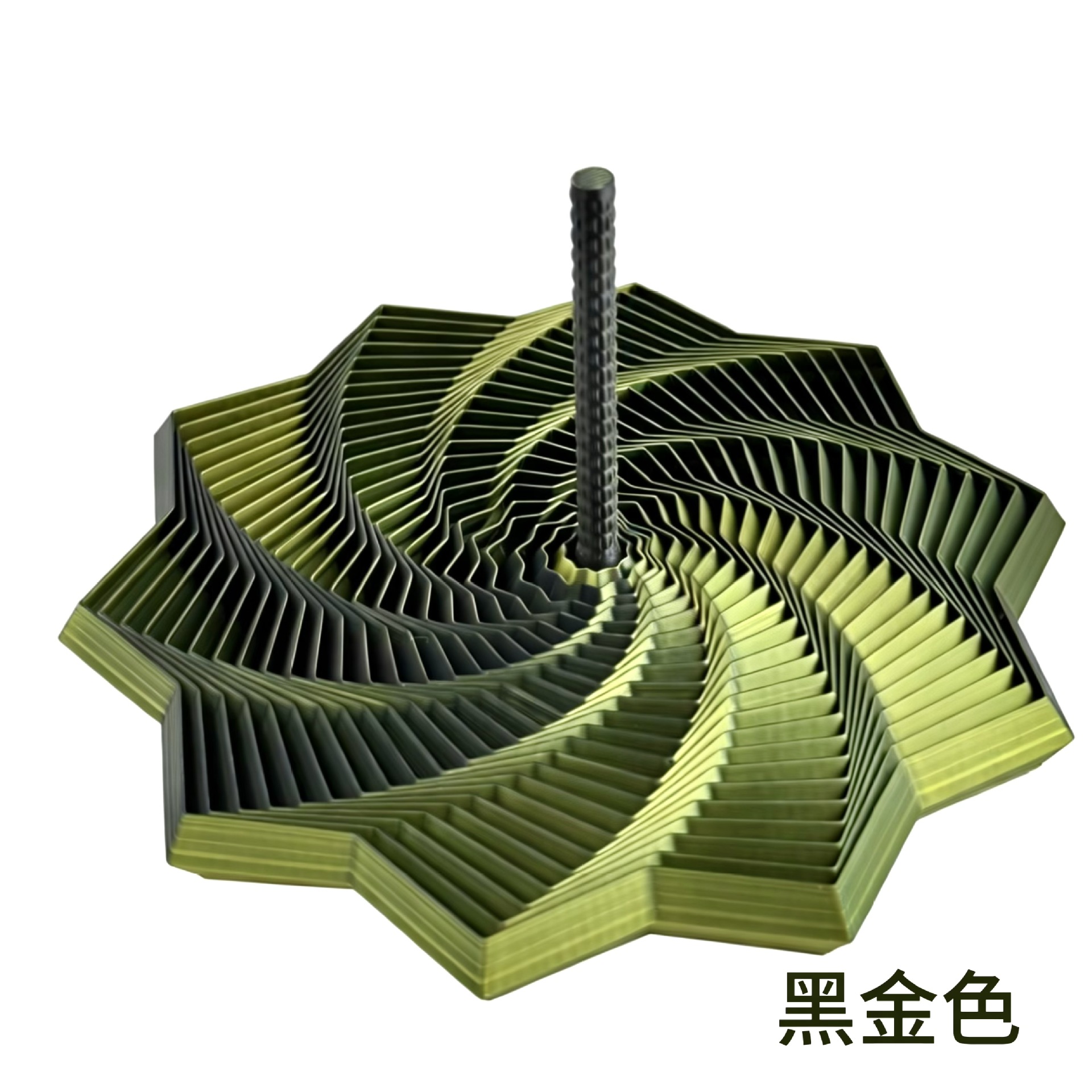 Juguetes de impresión 3D torre de rábanos dedos desprimiendo juguetes divertidos hechos a mano con mango de mesa espiral estrella image 19