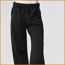 Q 31895 3D Logo Heavy Fleece Sweatpants ëȦ�˶����� �羳��