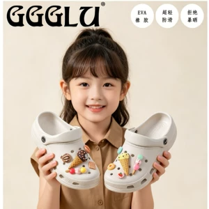 Детские летние тапочки в стиле Crocs подходит для мужчин и женщин на платформе, ультрамягкая нескользящая пляжная обувь, увеличивают рост, подходят для носки на улице