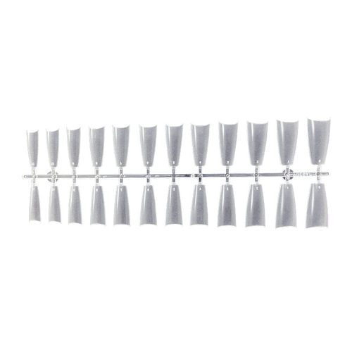 French half-moon matte sanding gel nails with thin, burr-free crescent moon, no carving, nail extension, and half-adhesive false nails