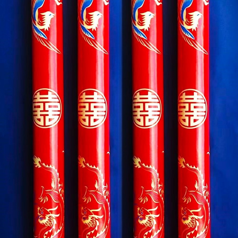 The dragon and phoenix are auspicious classic 80