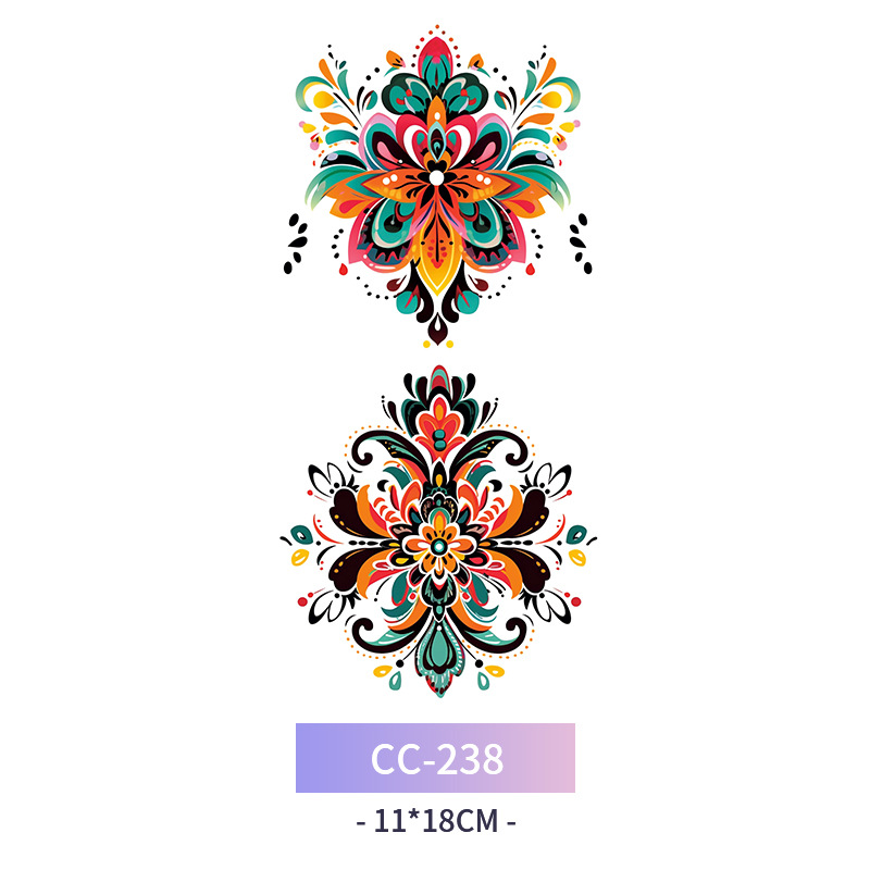 Transfronterizo en stock al por mayor de halloween colorido mariposa tatuaje pegatinas simulación sangrienta cicatriz pegatinas divertidas pegatinas impermeables