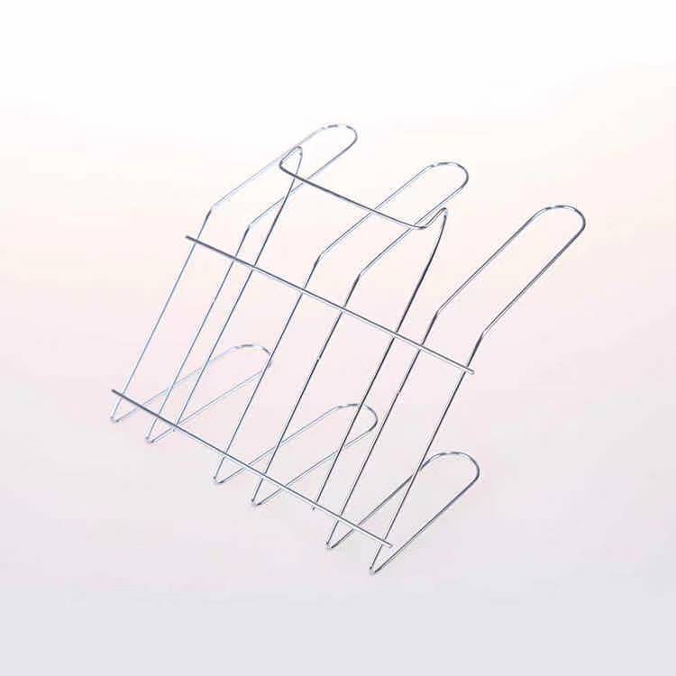 Estante para platos de doble capa de acero inoxidable Estante de drenaje de tipo S Estante de almacenamiento de cocina Suministros de almacenamiento Estante para platos de drenaje al por mayor