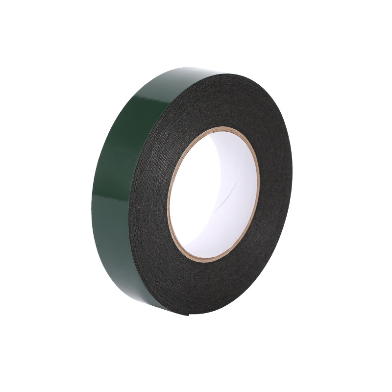 Fábrica al por mayor PE espuma verde película de vinilo coche uso esponja temperatura resistente cinta de acrílico