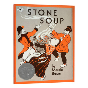 Stone Soup English original picture book Stone Soup kaidick Silver Prize children's English Enlightenment picture book