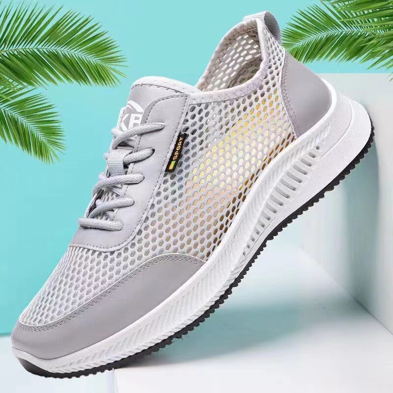 Men's Hollow Mesh Soft-Soled Shoes, Running Mesh Shoes, Summer Men's Shoes, Sports Shoes, Breathable Mesh Versatile Casual Shoes Men's Hollow Mesh Soft-Soled Shoes, Running Mesh Shoes, Summer Men's Shoes, Sports Shoes, Breathable Mesh Versatile Casual Shoes