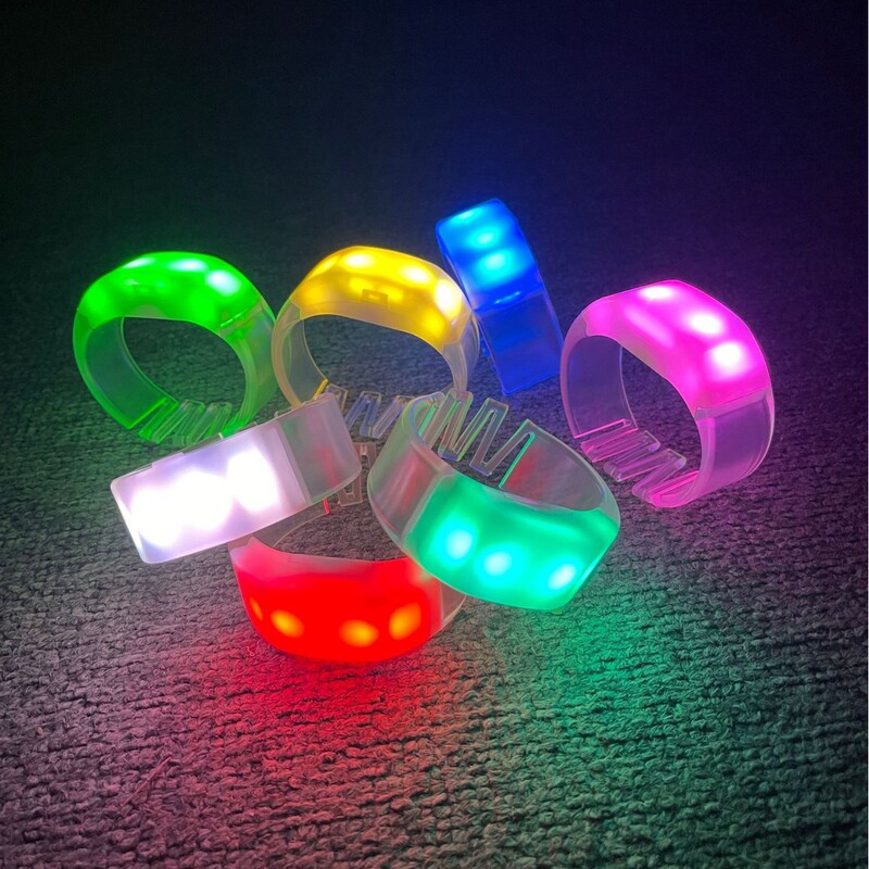in stock ABS voice control bracelet LED bracelet remote control led luminous bracelet Christmas remote control luminous bracelet LED vibration in stock ABS voice control bracelet LED bracelet remote control led luminous bracelet Christmas remote control luminous bracelet LED vibration