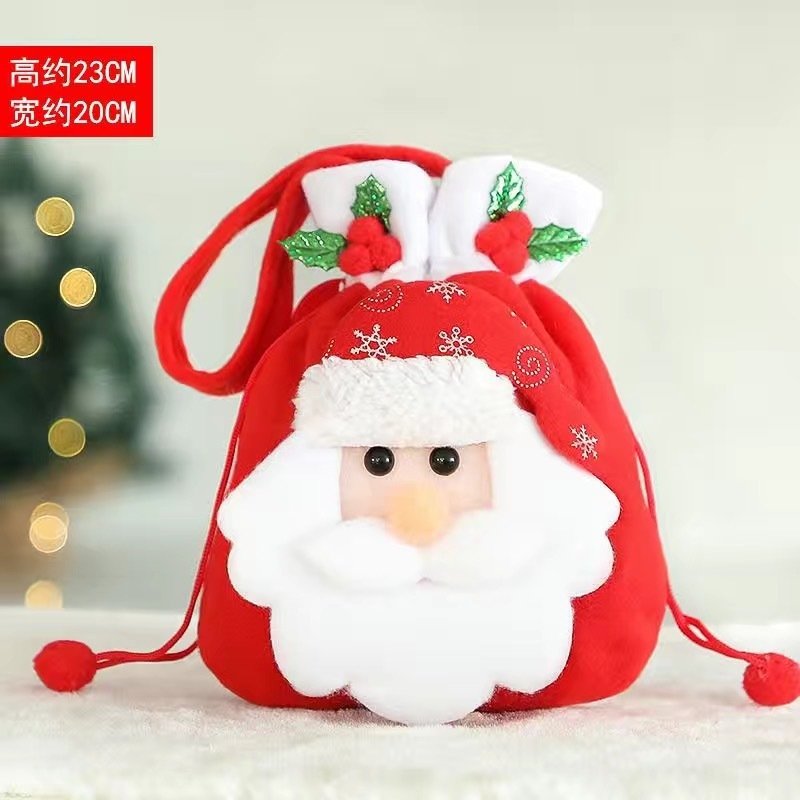 クリスマスキャンディーリンゴ袋子供プレゼント袋幼稚園キャンディー袋クリスマスキャンディー包装袋束口代発|undefined