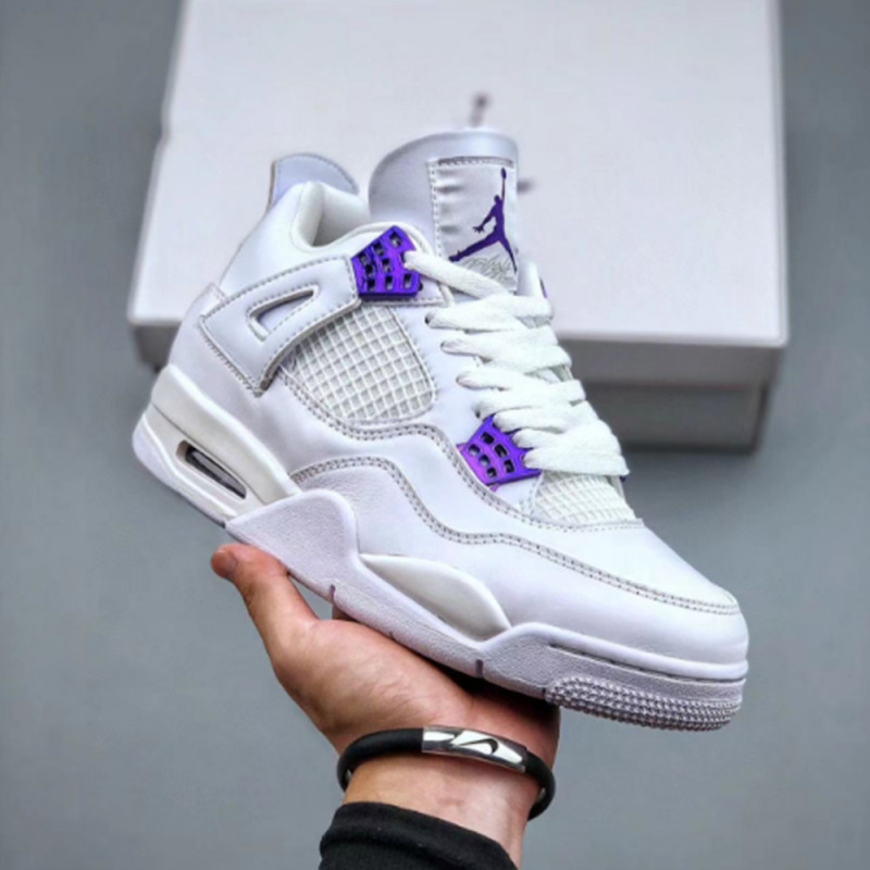 莆田靴工場卸売会社レベル AJ4 ミッドナイトブルー電気母黄白黒ジョー 4 外国貿易男性と女性のスポーツブルーシューズ|undefined