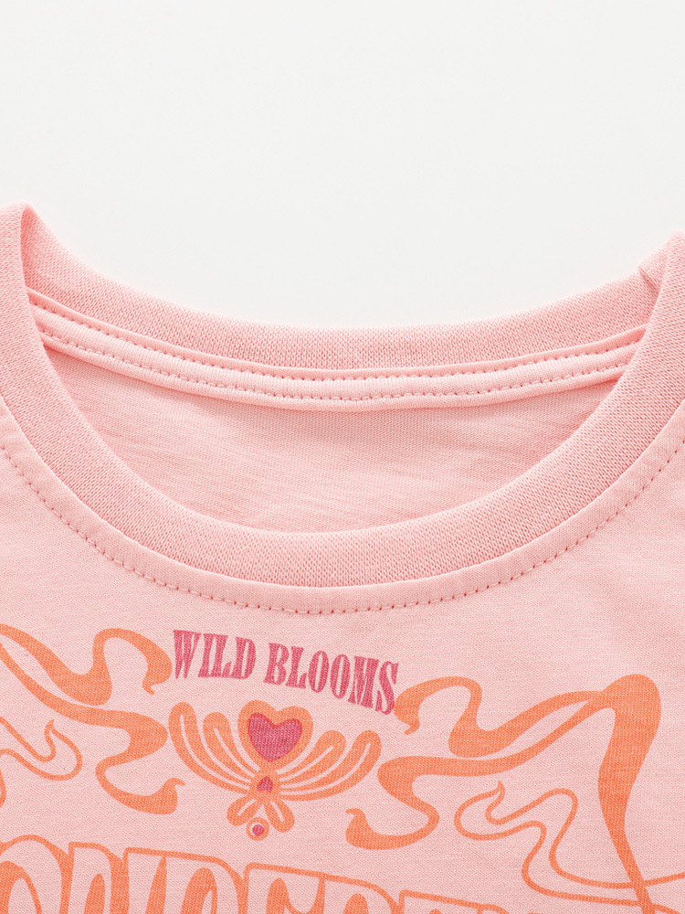 Malwee niñas transfronterizas de moda de verano nuevo estilo europeo y americano pantalones de mangas cortas para niños set de dos piezas set de ropa infantil