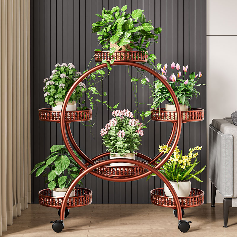 구리 색상 - 대담하고 두꺼워진 6개 세면대 [무료 범용 바퀴]