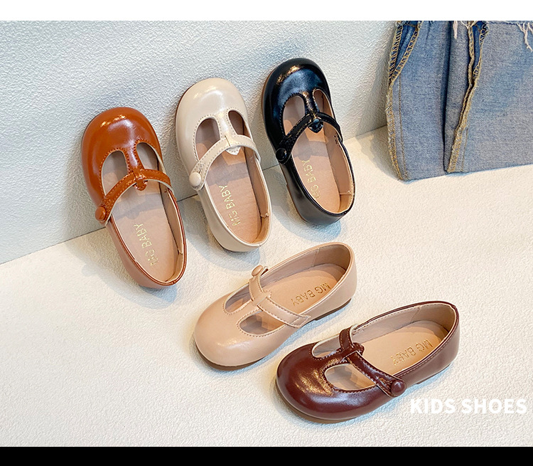 Mädchen Leder Mary Janes Für Den Herbst Kinderschuhe Elegant_voghion.com