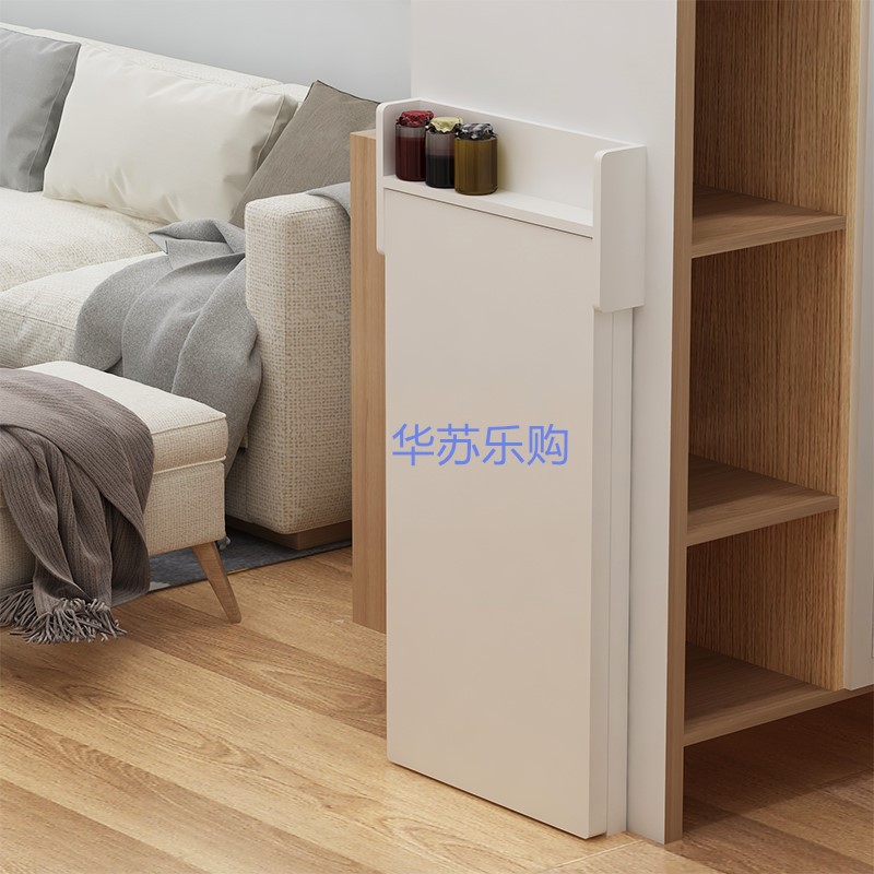 Folding small apartment bar hanging wall bar wall hanging table…
