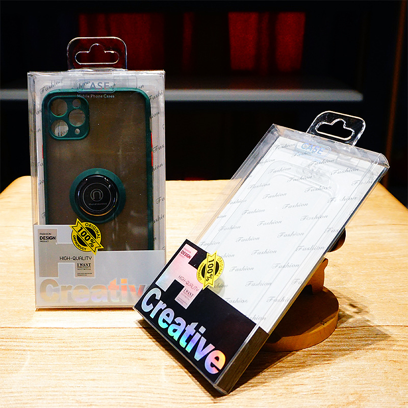 New thickened mobile phone case packaging box transparent PVC plastic box neutral Apple 14 mobile phone case packaging box