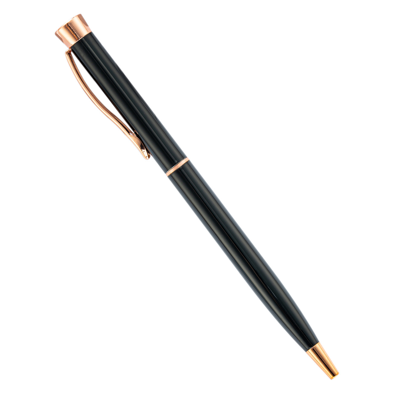 Pluma de bola metálica simple de viento mayorista de negocios de oficina de estudiantes herramientas de escritura se pueden imprimir logotipo de regalo pluma publicitaria