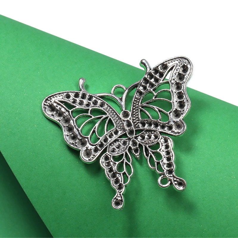 Оптовая продажа винтажное насекомое бабочка подвеска DIY сплав ювелирных аксессуаров