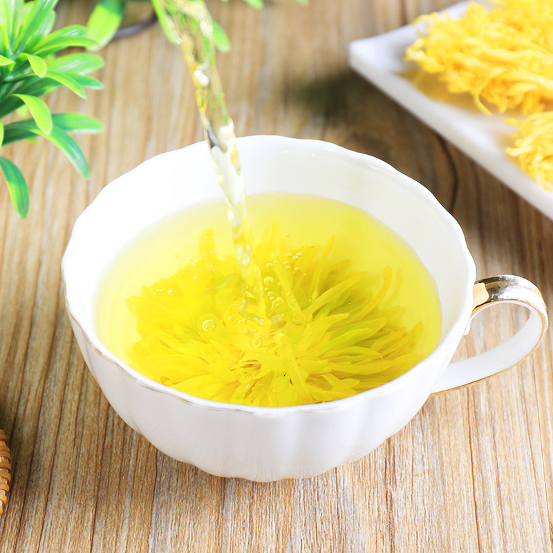 Golden Silk Imperial Chrysanthemum Tea (Chrysanthemum morifolium) — Wuyuan Huang Ju Flower Tea overview
