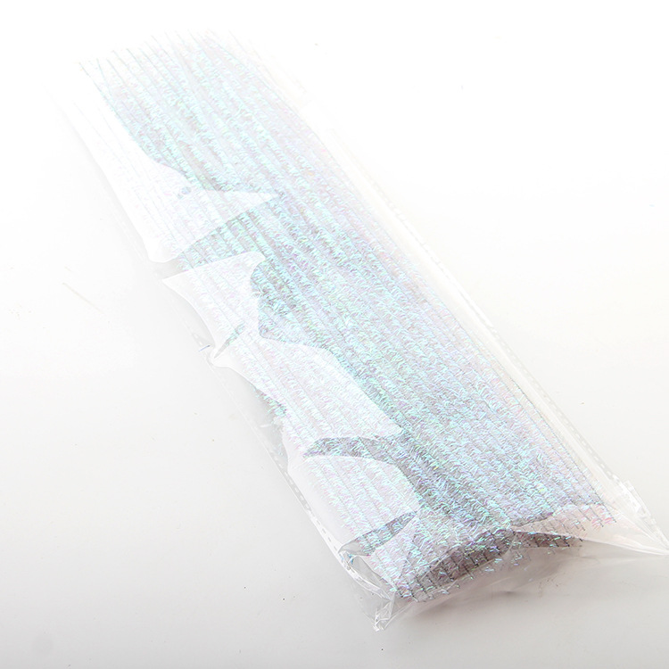 Tiras brillantes de papel navideño dorado, material para manualidades DIY, accesorio educativo para niños