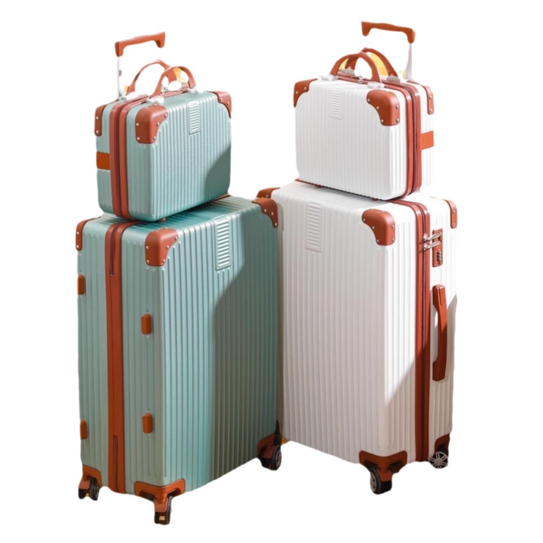 [Fábrica de selección estricta] maleta de gran tamaño para mujeres red retro 20 pulgadas maleta de viaje 28 pulgadas estudiantes