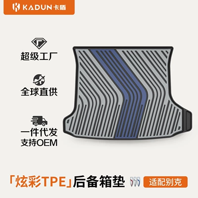 Suitable for Buick New Regal, Lacrosse, Envision Plus, and Other Special Vehicles, Colorful Tpe Car Trunk Mat