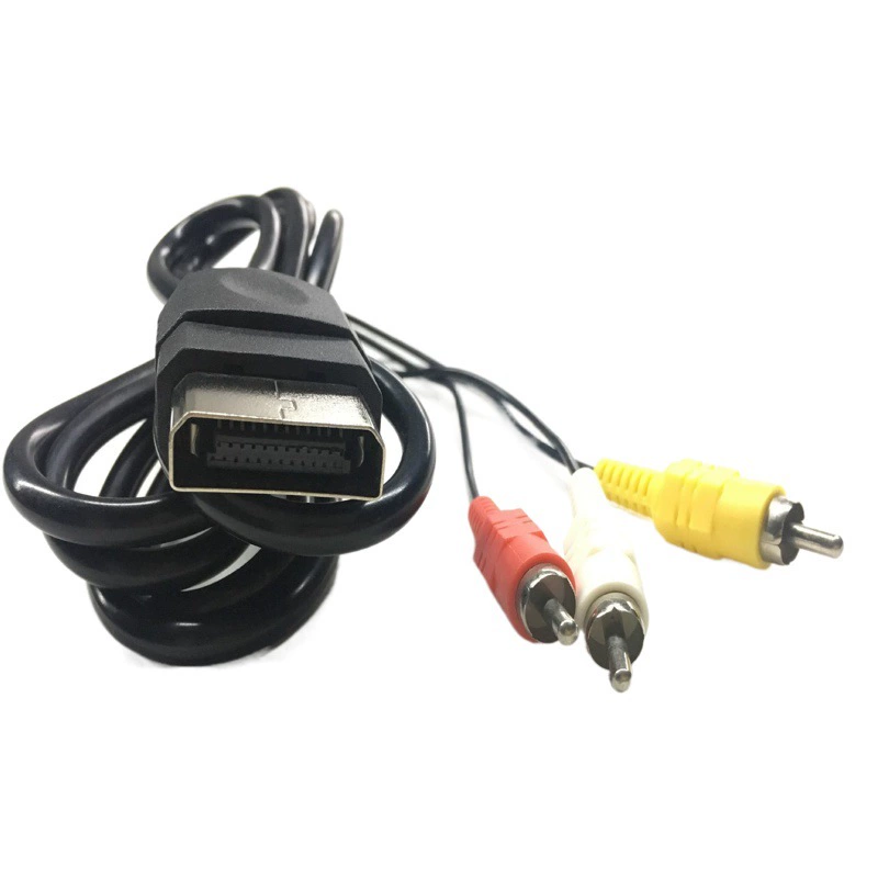 XBOX поколения старый 24P аудио и видео AV линии XBOX консоль подключения ЖК-Телевизор три цвета линии толстые круговые линии