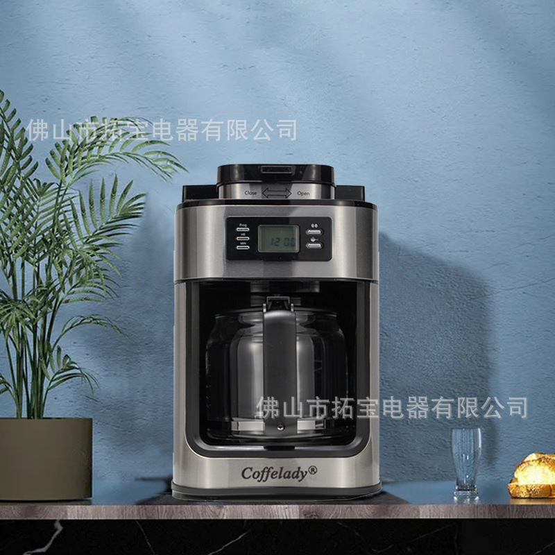 Coffelady Drip Coffee Machine with Grind Screen Display Time Button Operation Drip Coffee Maker Coffelady Drip Coffee Machine with Grind Screen Display Time Button Operation Drip Coffee Maker