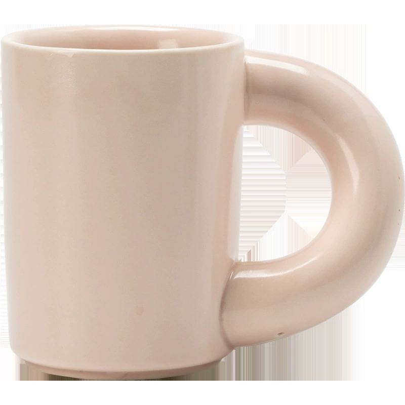 Скандинавская керамическая чашка для кофе с ручкой «уши», стеклянная, интернет-хит