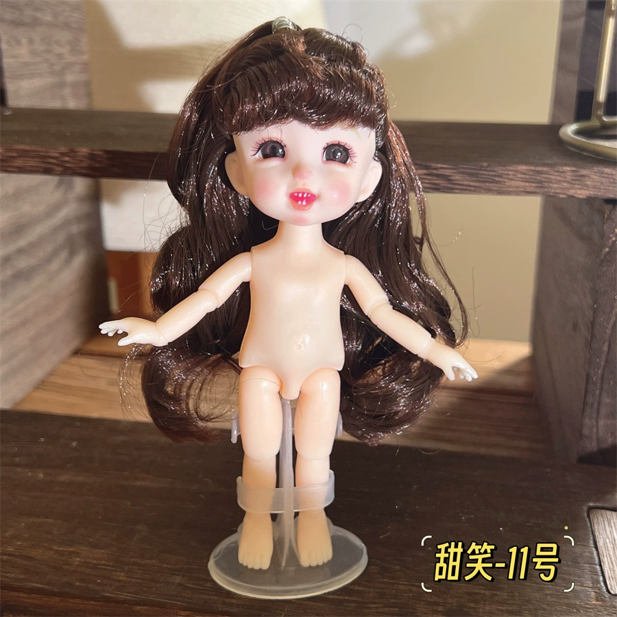 Милая кукла для переодевания, игрушка, 17 см, 3D