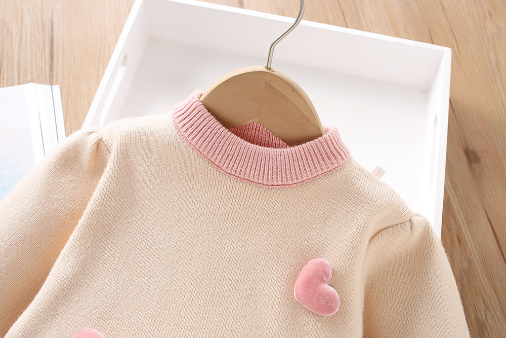 540g Weight Kids Clothing Sets Children's Clothing Type Long Sleeve Sleeve Length Polyacrylonitrile Fiber Fabric Type Skirt Sets Sets Type 2 Pieces Set Quantity Holiday, Banquet, Daily Occasion Round Neck Neckline Regular Fit Fit Type Heart Shape, Solid Color Pattern Winter, Spring, Autumn Season Girl'S Gender Casual, Elegant, Simple Style Style Casual Elegant Simple Style Heart Shape Solid Color Polyacrylonitrile Fiber Girls Clothing Sets 4