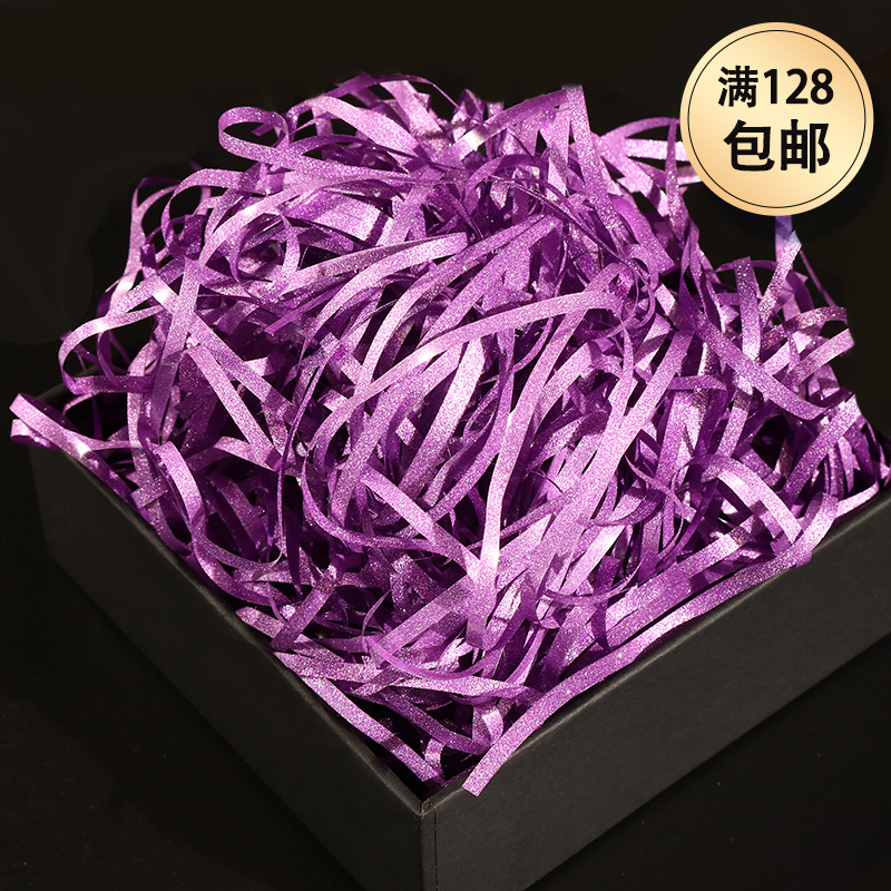 Glitter colorido papel desmenuzado DE LA AFIA seda caja de regalo accesorios caja de regalo decoración relleno grande al por mayor