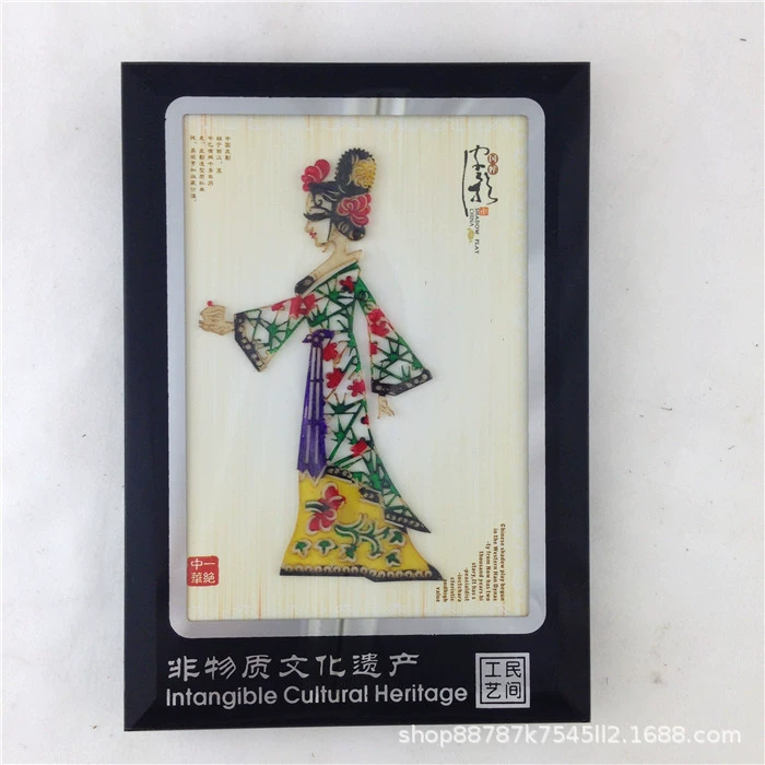 Shadow Shaanxi Shaanxi Shadow Play Display Desktop Swing Китайская характеристика На занятиях школьный подарок для иностранных школьников